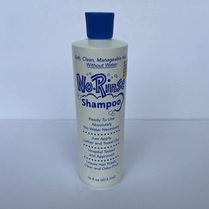 No Rinse Shampoo 16 oz Rinse Free New No Seal Healthcare Squeeze Bottle